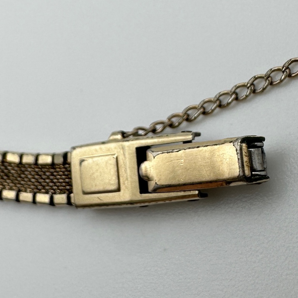 Vintage Bulova Womens Watch Gold 10k RGP Swiss L6 Wind Up Watch 1950s Antique - Picture 13 of 15